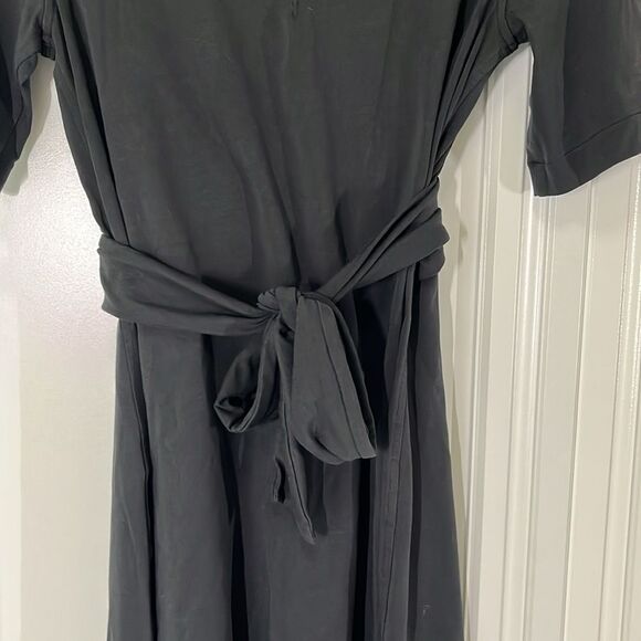 Lululemon Cotton Wrap-Front T-Shirt Dress Size 4 - Picture 8 of 11